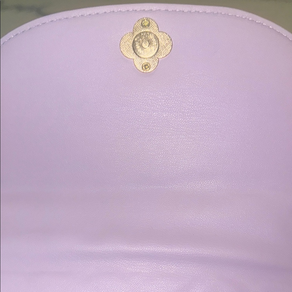 Lavender Quilted Women's Bag - Picture 8 of 11